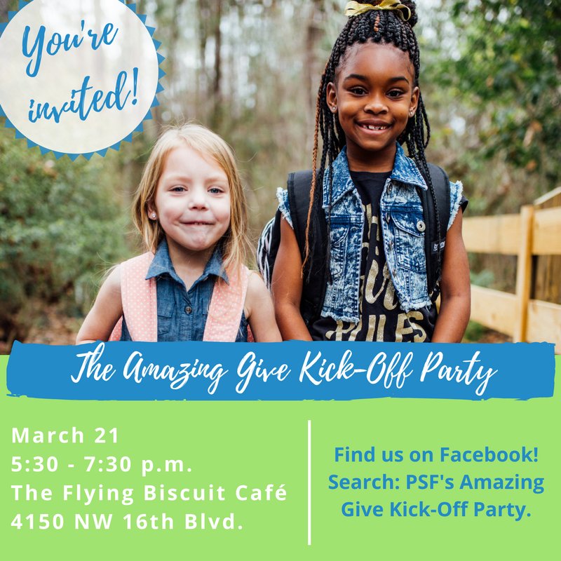 Partnr4StrngFam's tweet photo. Join us for PSF's Amazing Give Kick-Off Party at The Flying Biscuit TONIGHT! https://t.co/bdjJk8AYw9 https://t.co/3I97g3dTlJ