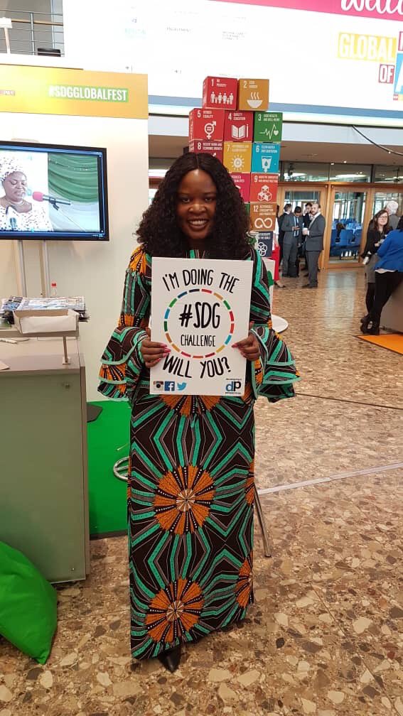RoseKeffas_G's tweet image. Great meeting you @stefkirwan #SDGChallenge @SDGglobalFest