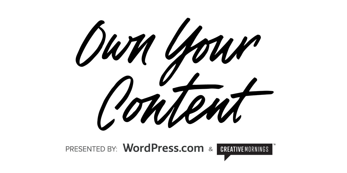 CreativeMornings has partnered with <a href="/wordpressdotcom/">WordPress.com</a> to bring you an interview series diving into the minds of some of the web’s most prolific digital and creative innovators ownyourcontent.wordpress.com #OwnYourContent