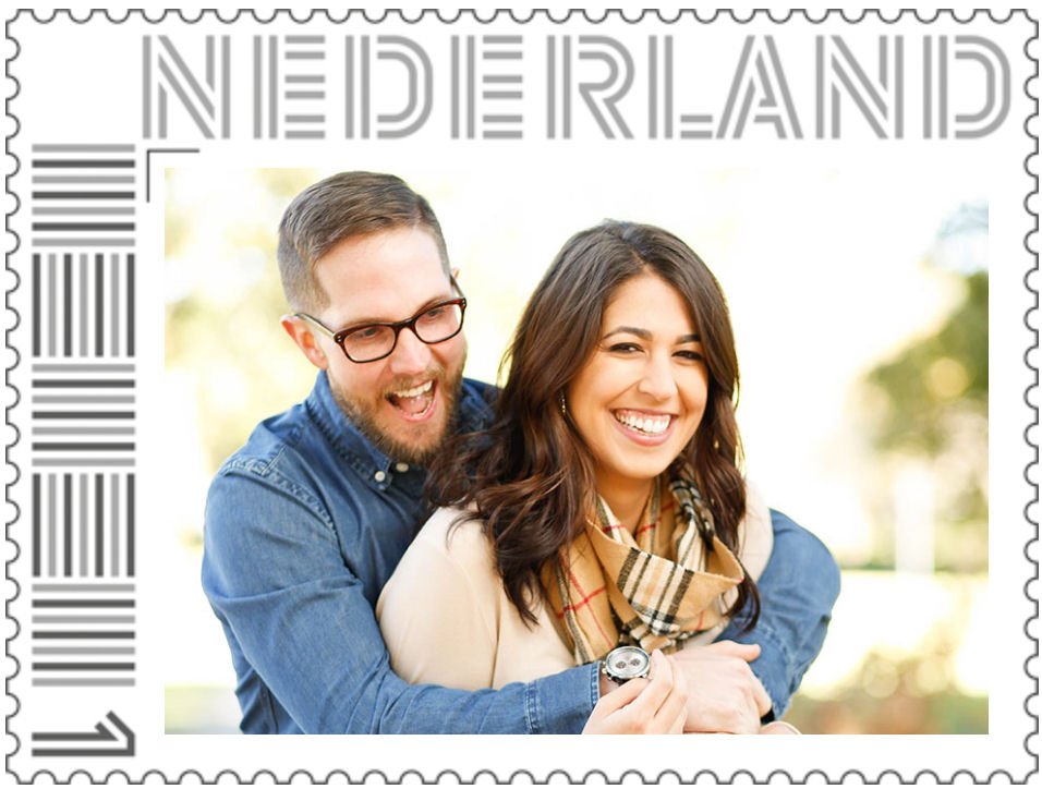 Zelf je eigen #trouwkaart online gemaakt? Verstuur deze dan ook met je zelf ontworpen #postzegel. Ga naar huwelijk.nl/webshops/88-tr…