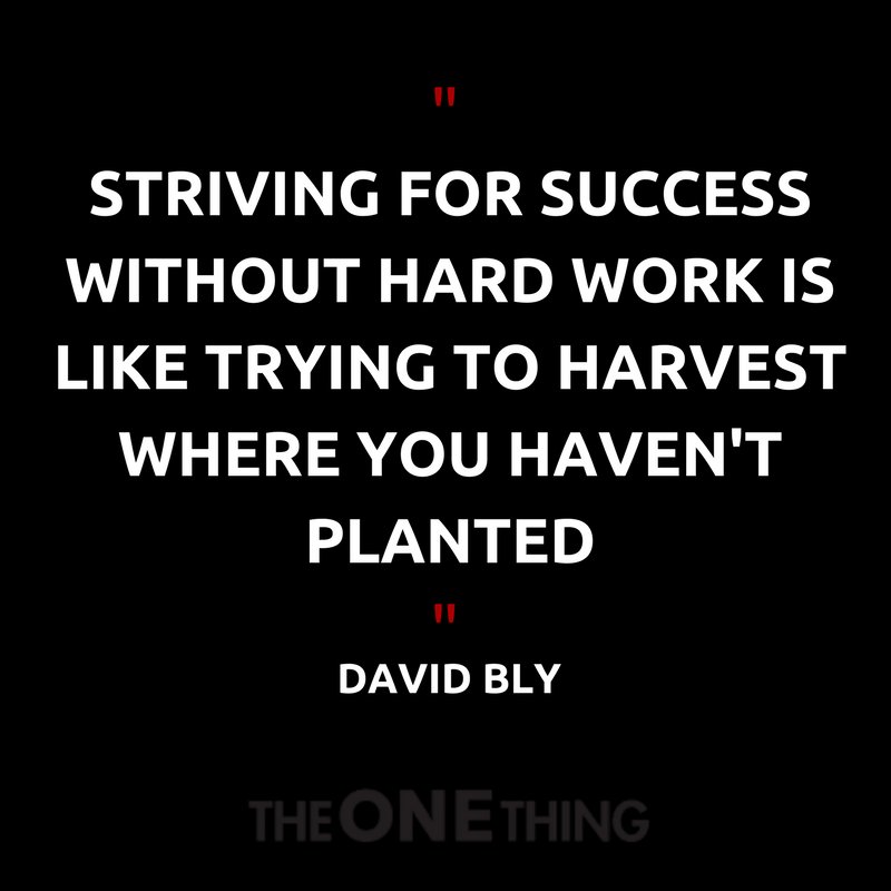 the1thingbook's tweet image. How are you striving for success? Comment below.