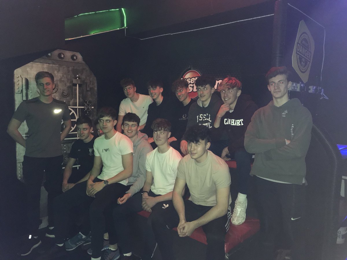 BourneGS_PE's tweet photo. Big thank you to @funfarmspalding for accommodating our 6th form football team at LaserStorm before their victory at UAH. https://t.co/6FbLxyE14C