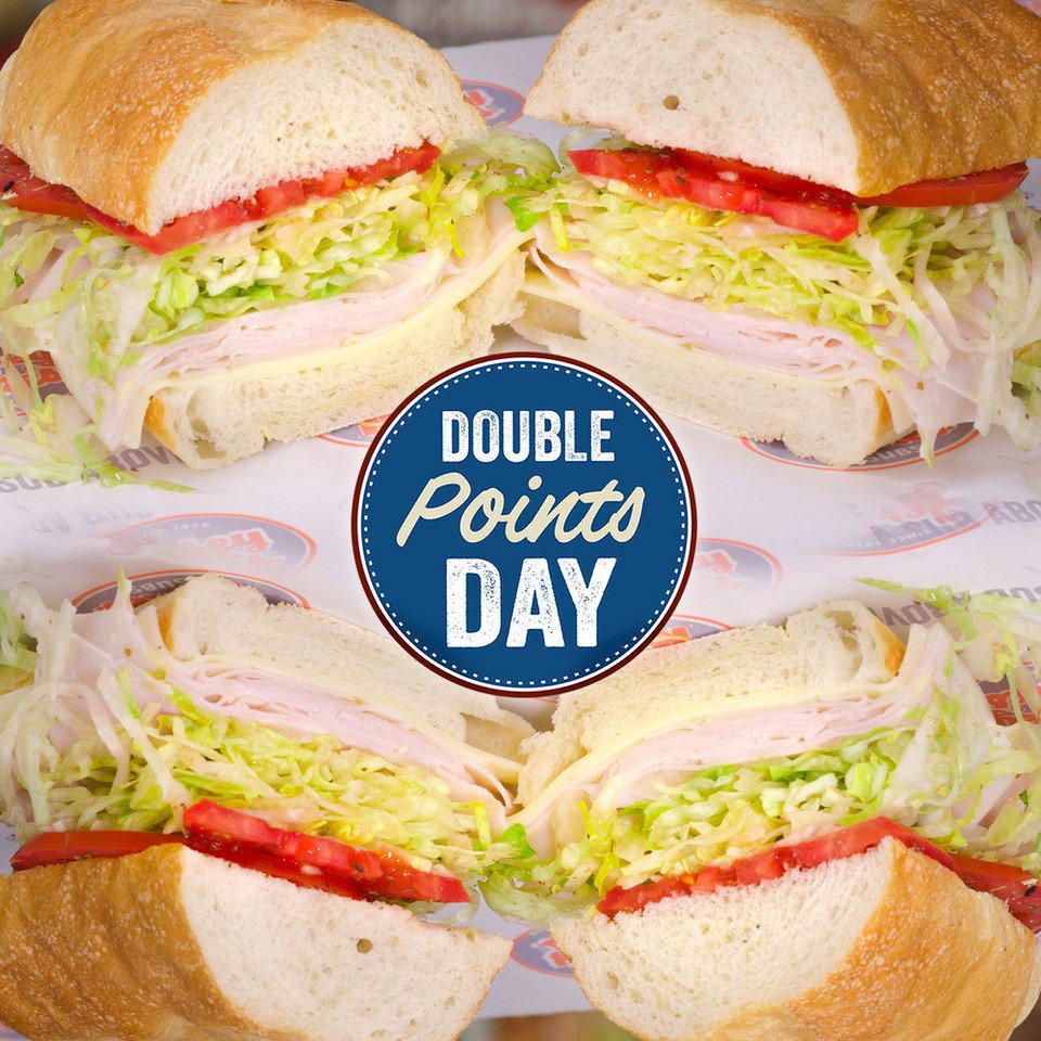 jersey mike's double points day 2018
