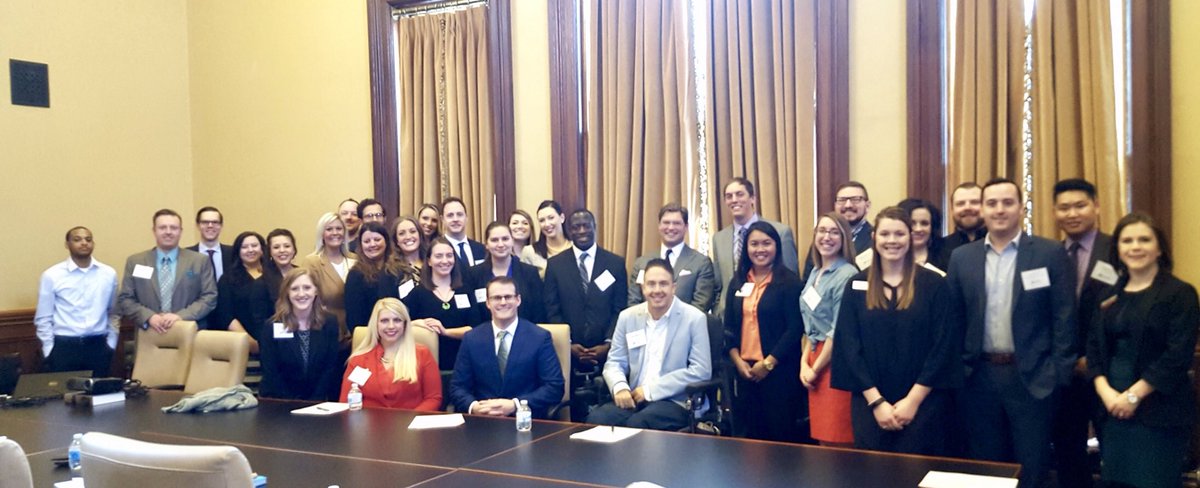 Great group of #Iowa #YoungProfessionals joined by @adamgregg16 at the @YPIowa #DayAtTheCapitol