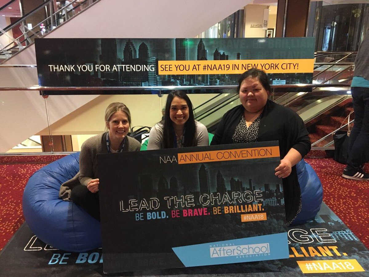 BeaconsMPLS's tweet photo. We had a blast at #NAA18 dreaming with our colleagues about STEM fairs, youth worker training, experiential learning and so much more! #AfterschoolWorks https://t.co/BMfvIKeSY8
