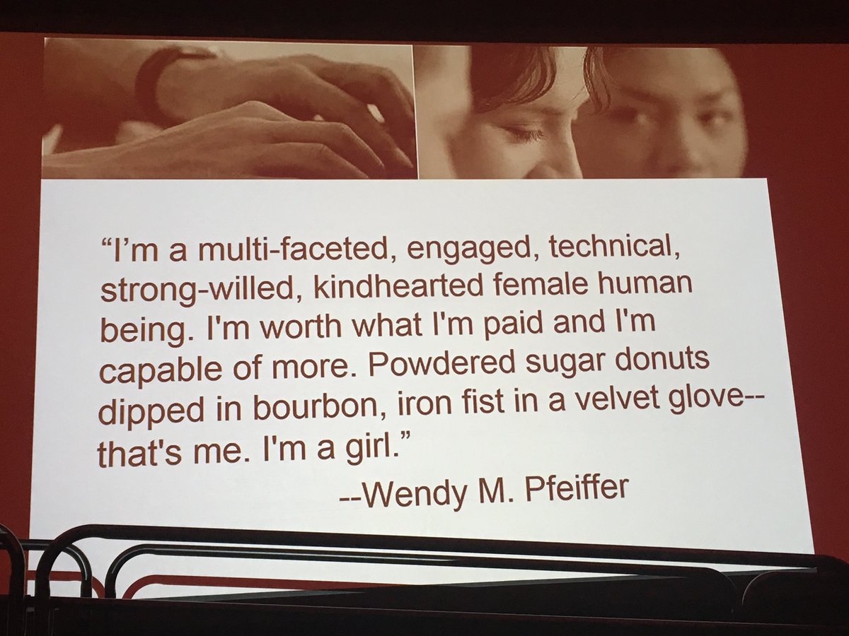 engfragui's tweet photo. Unbelievably good talk from @WendyMPfeiffer who inspired us all to have “the audacity of being a female techstar”. She definitely is. And she’s also better than Ariana Grande. “You can be bad, you can be good, you can be you” #WinTechSeries https://t.co/3GnjVB7O7E