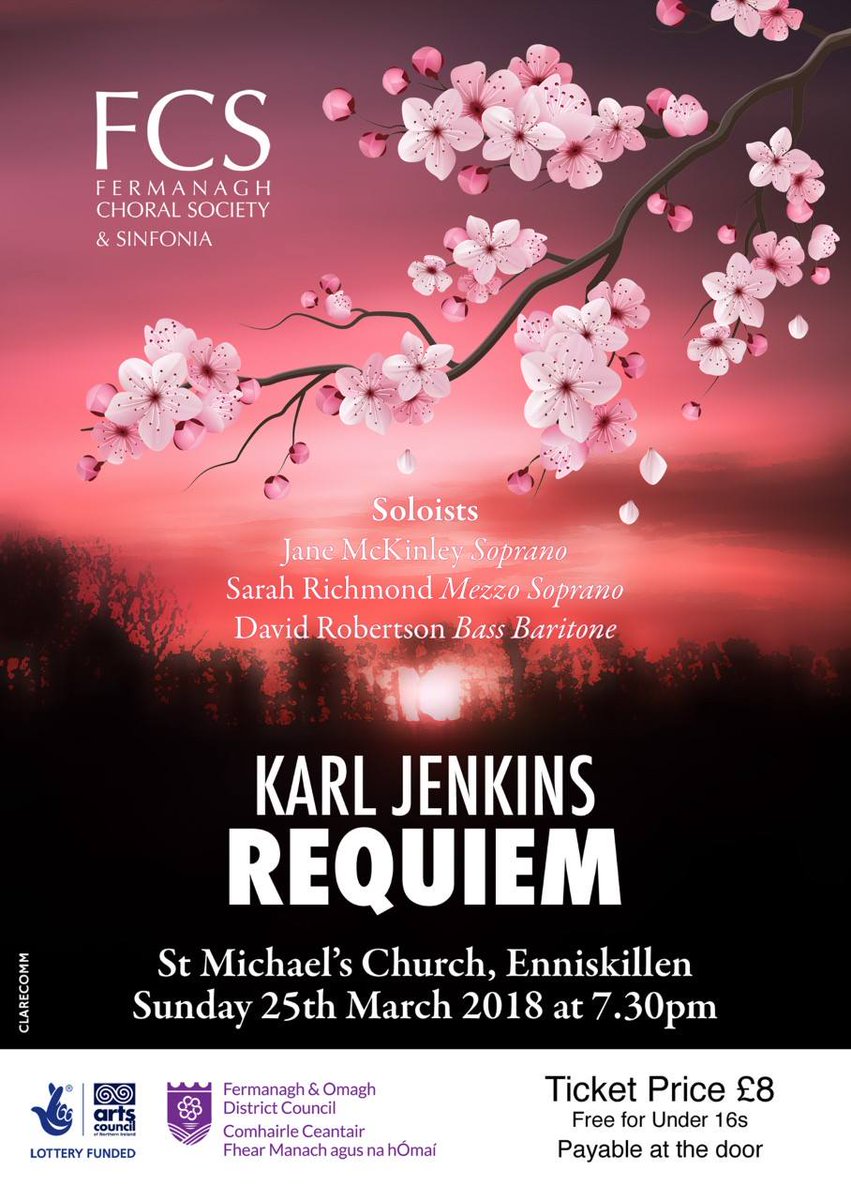DonegalCamerata's tweet photo. Our double bass player Michael McGinty and cellist Víctor Yélamo will be performing in Enniskillen with the Fermanagh Choral Society this Palm Sunday evening. https://t.co/fbez8a0AIl