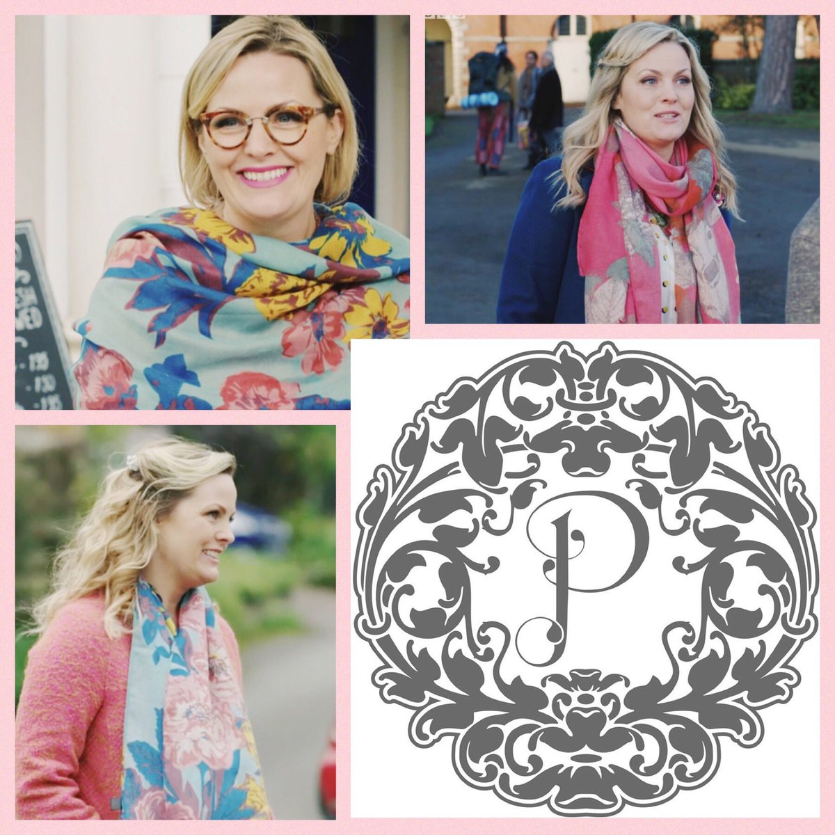 missholmesbarry's tweet photo. Powder Scarves spotted recently on BBC’s ‘Shakespeare &amp; Hathaway’! We have a lovely selection of Powder Scarves At Miss Holmes! 🧣🌼🌸 @powder_uk #powder #scarves https://t.co/GaanuEWeco