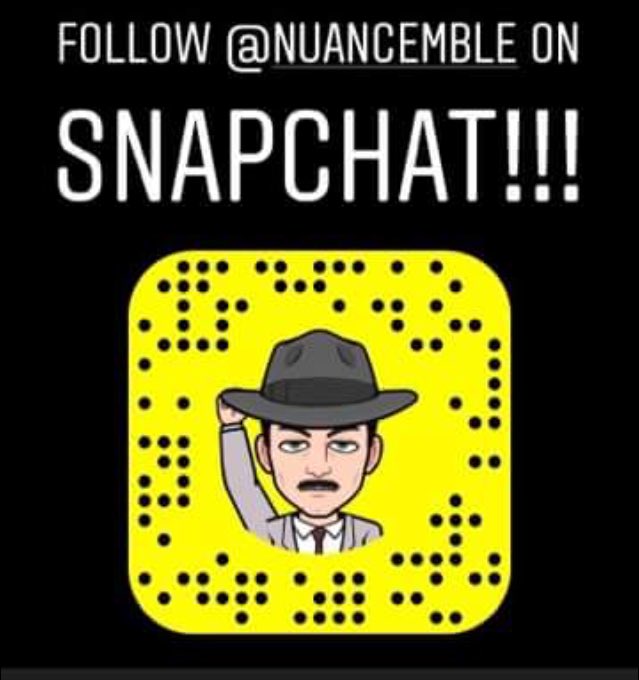 nuancemble's tweet image. We have a snapchat! Go follow &amp;lt;3