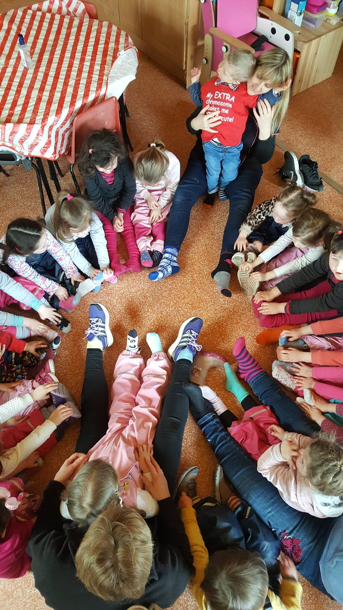 CooganMag's tweet photo. #DSINCLUSION day #RockYourSocks day
Supporting our friends Ben and David who rock their extra chromosome. Love from The children and staff team @The ABC Club playschool https://t.co/0AkQxqVC94