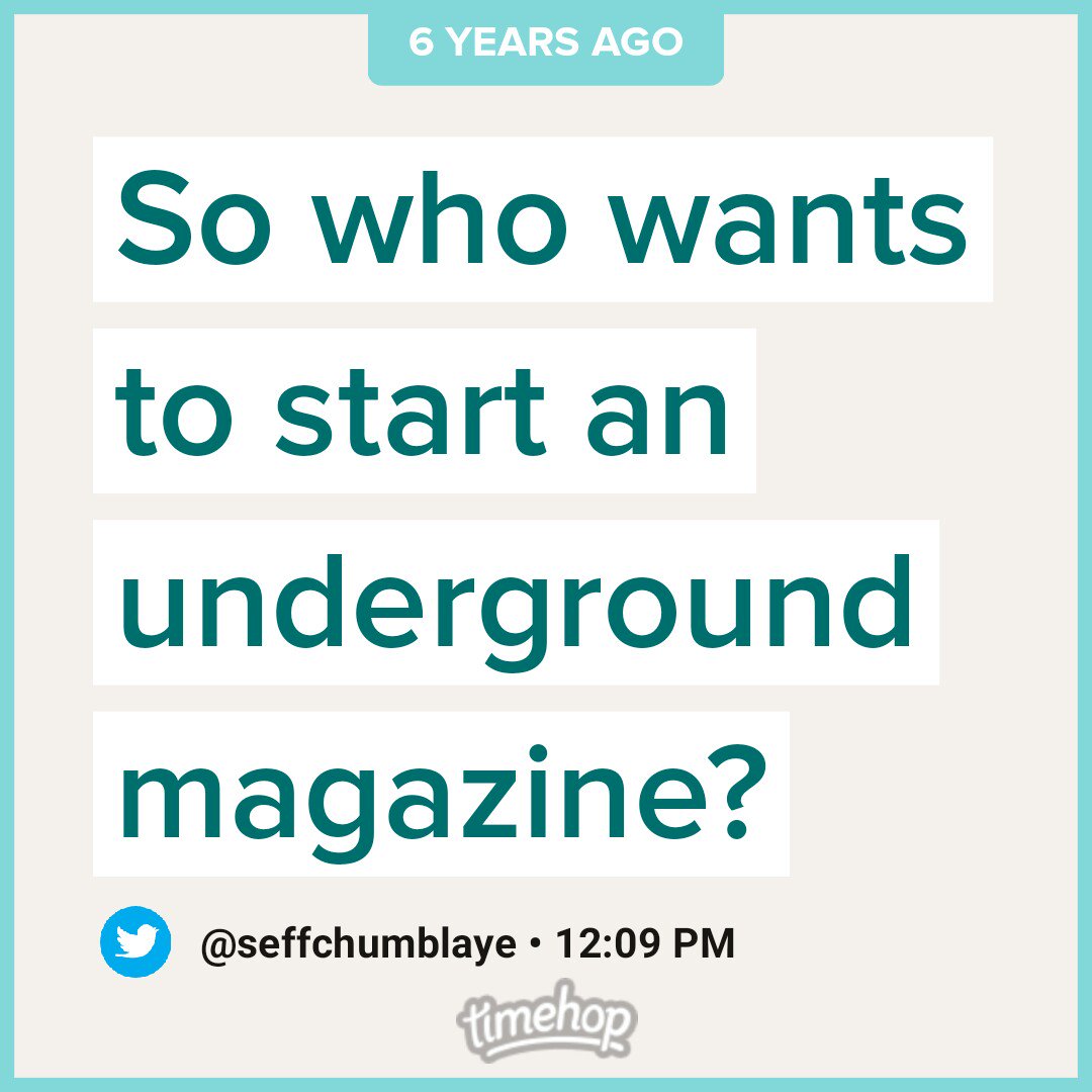 seffchumblaye's tweet photo. We did start a zine! Supernaut scum, we made 3 issues and it was a lot of fun. Now I'm off to do bands and podcasts! https://t.co/1tXMgXMEgS