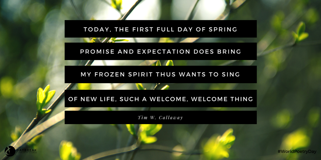 DCCAirdrie's tweet photo. A poem by Pastor Tim. In honour of #WorldPoetryDay. https://t.co/97aQo7yjjA