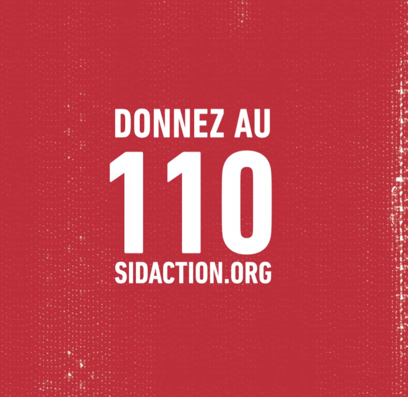 6000 personnes découvrent encore leur séropositivité chaque année en #France 🇲🇫. Restons mobilisés pour aider la recherche, les associations et les personnes séropositives à lutter contre le VIH. ✊ Donnez au 110 📞 ou sur sidaction.org