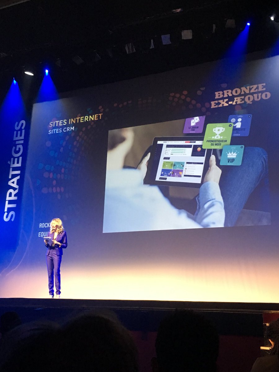 Et de 2!!! Médaille de 🥉pour la catégorie site CRM 👏👏<a href="/rocketfid/">RocketFid</a> #gpstrat #media #digital #gamification