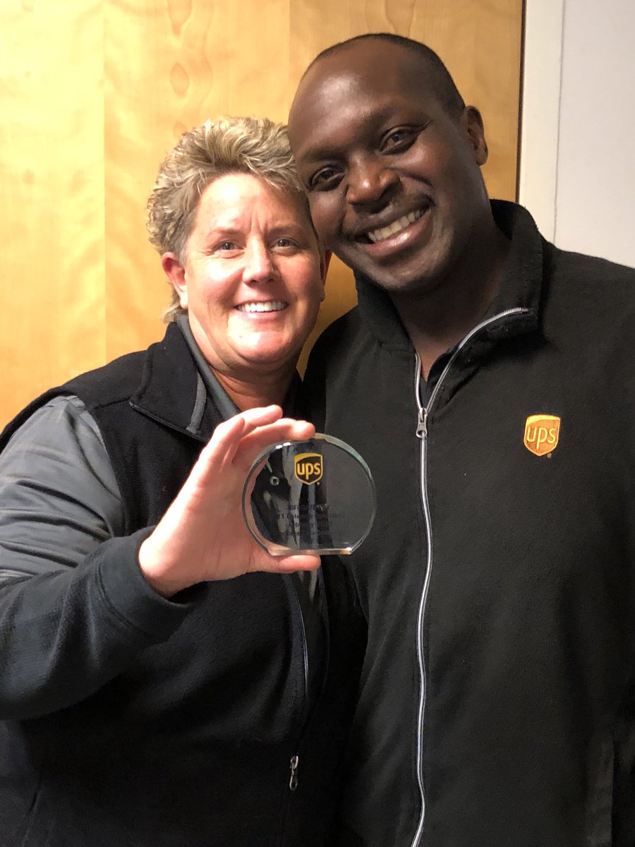 Congrats Becky Slankard and Shelton Kapenda on the #1 ranking on the February district package care scorecard for best gateway operation. You make a great team.