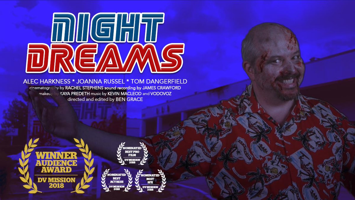 Night Dreams is here! Winner of the Audience Raved About It! Award at <a href="/DVMISSION/">DV Mission</a> - Please watch, enjoy and share!
youtu.be/fwC2xaWfK30