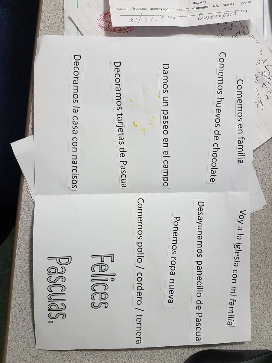 Torito_SHS's tweet photo. Year 7 made some lovely Easter cards today for our Pen Pals in Cádiz Spain! #Easter #Spanish #Penpals @shevingtonhigh @DptoIdiomas https://t.co/BFLHdaMo08