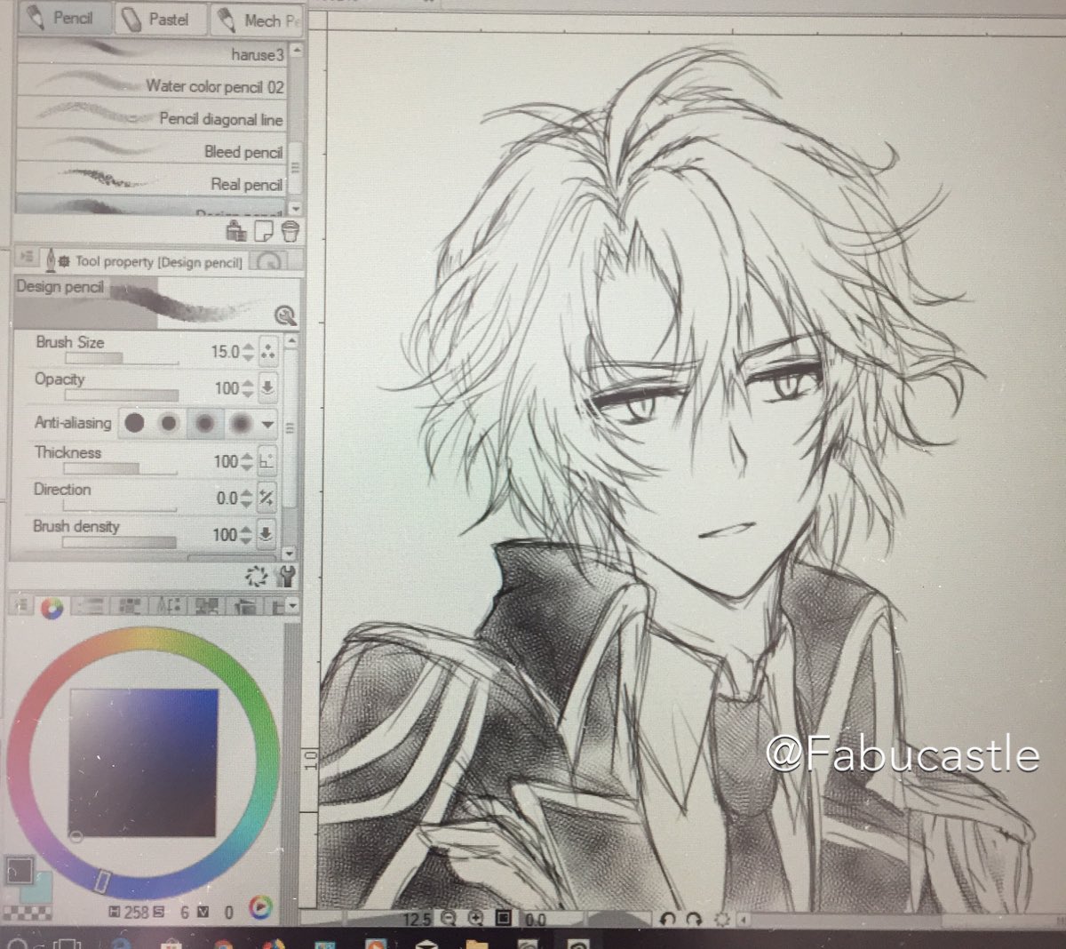 「Some FGO doodles from my IG. Merlin and Fou might be finishe」Fabucastleの漫画