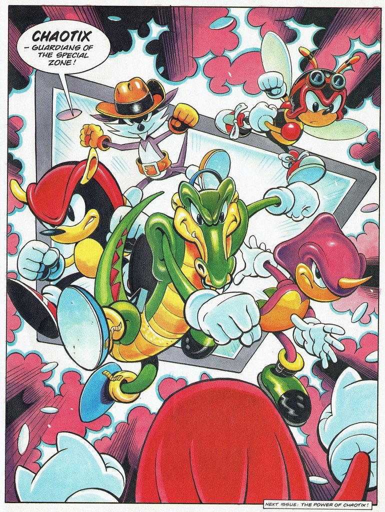 Sonic Universe Comic Features the Return of the Chaotix - GameSpot