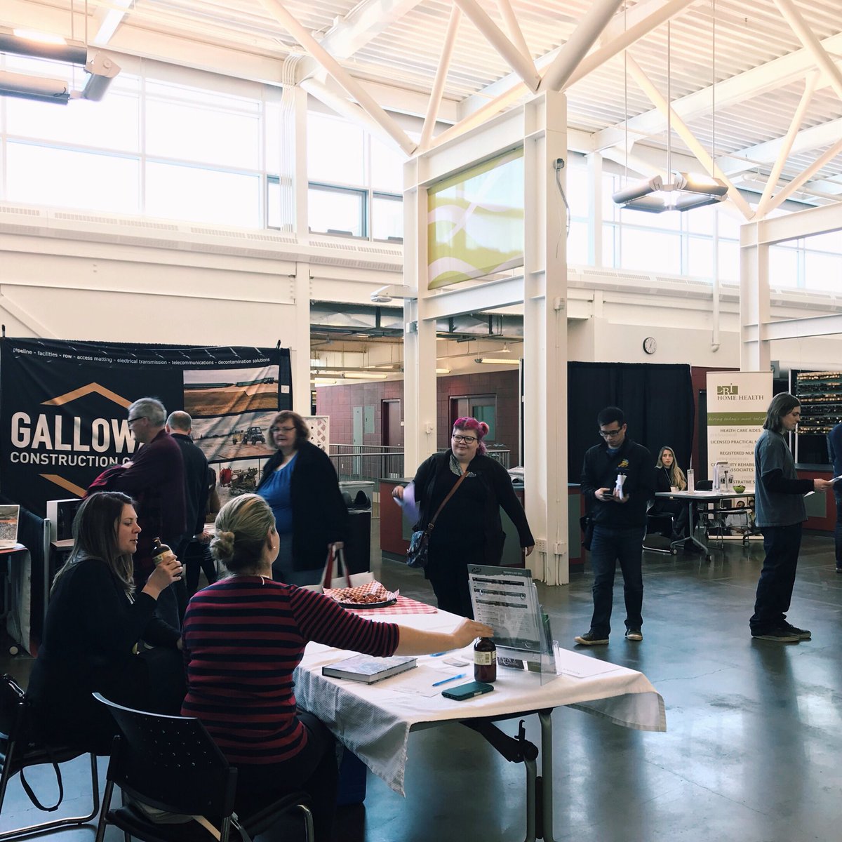 RedDeerPolytech's tweet image. Have you stopped by the Central Alberta Career Fair yet? It’s open until 6 pm! Lots of great opportunities available to explore. #MyRDC