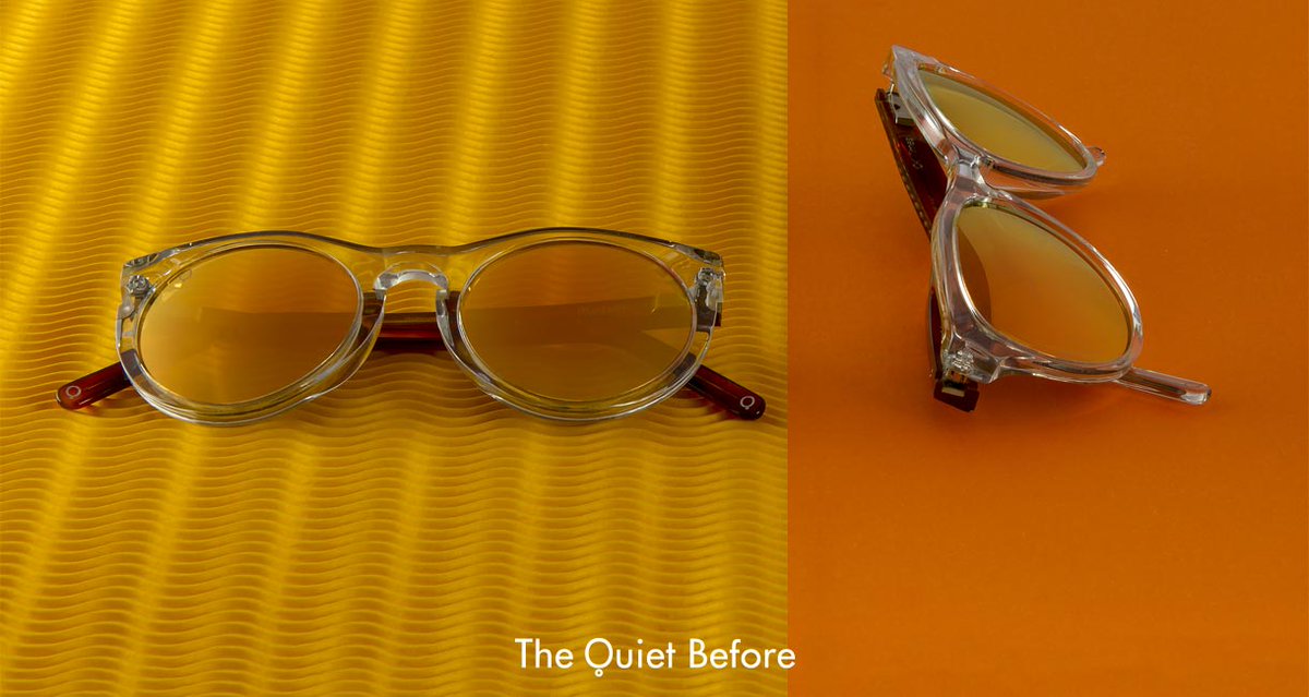 The Riverbank and 10K Times are available in store (bit.ly/2FE7UJ6).

Classic amber tortoise mixed with clear acetate and mineral glass polarized copper mirror lenses.

Can you resist these bad girls? 🧡💛🧡

#thequietbefore #sunglasses #fashion