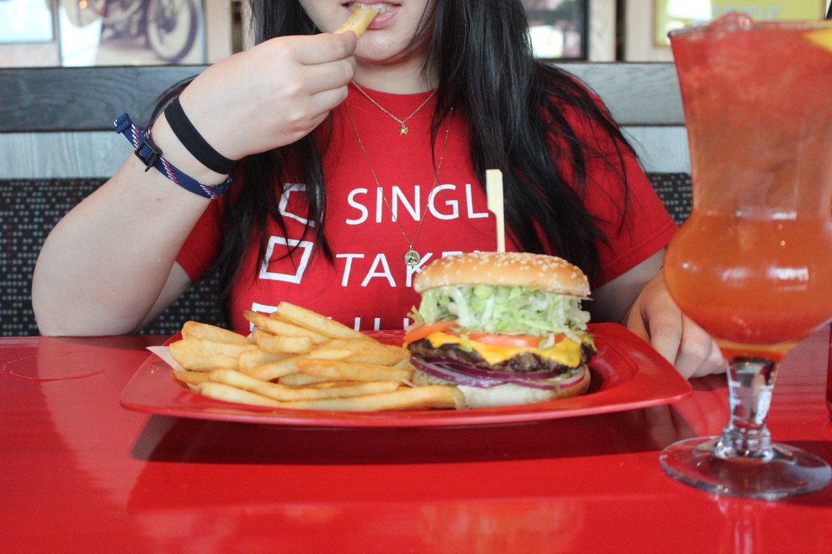 Burger is life. Get yours at <a href="/redrobinburger/">Red Robin</a>