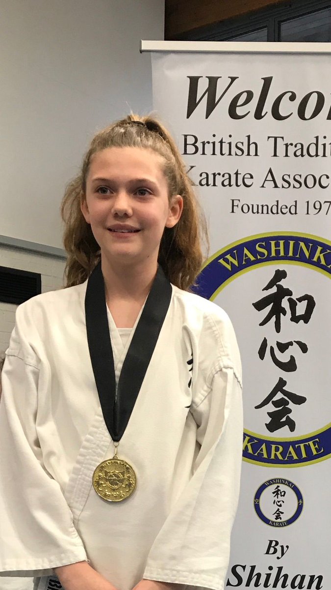St_Nicholas_CEP's tweet image. Congratulations to Keira who travelled to Cobham, Surrey, to compete in the Karate National Championships, she was in the mixed boys and girls under 11 category and won gold and the title of Under 11 National Karate Champion 2018, 🥇🥋