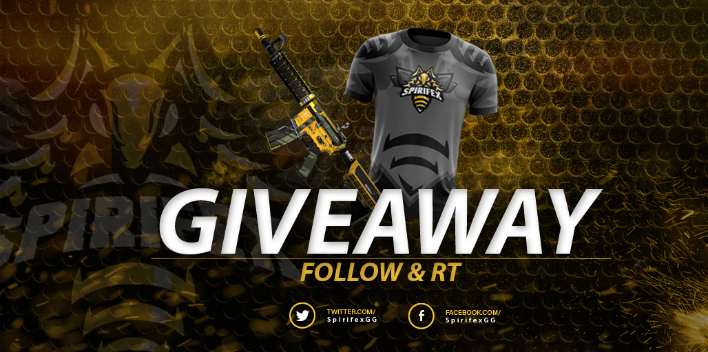 SpirifexGG's tweet photo. To celebrate our participation at @copenhagengames, we are hosting a giveaway on a M4 Buzz Kill (FN) skin and a brand new @SpirifexGG Jersey signed by both the guys and the ladies! Follow us &amp; RT to enter - Winners will be drawn at the end of CPHG (April 1st) 🤞🤞 #Buzzing https://t.co/nRLICyNxhJ