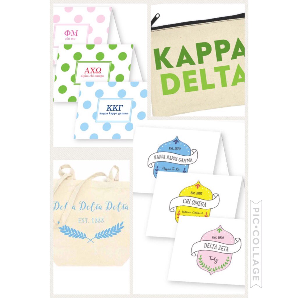 justWRITE_OH's tweet photo. Check out the Greek Life Stationery and Accessories Donovan Designs has to offer! #GreekFreakFriday https://t.co/Pm2RZiaQ5d