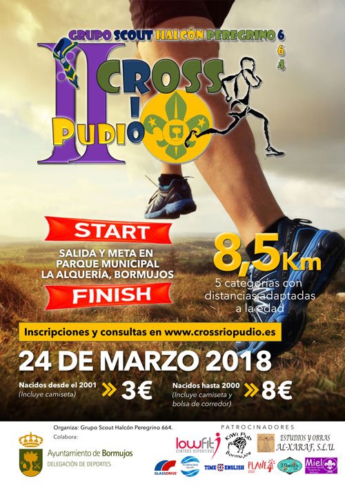 AytoBormujos's tweet photo. #carrera #scout #Bormujos ¡RECUERDA! II Cross Riopuido organizado por @Halcon664 en colaboración con @AytoBormujos.  Será este sábado 24/03. Una carrera de 8,5KM por el entorno natural del #Riopudio. Aún estás a tiempo de apuntarte! +Info https://t.co/PIEzH0bmae https://t.co/aGfPYm2W8J