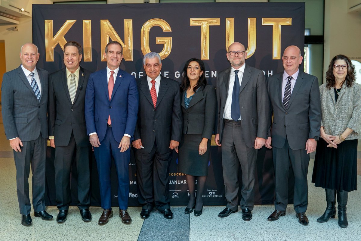 MayorOfLA's tweet image. Proud to welcome the #KingTutTour to L.A.! We're honored to be the first city in the world to host the largest collection of King Tut artifacts ever assembled outside Egypt.