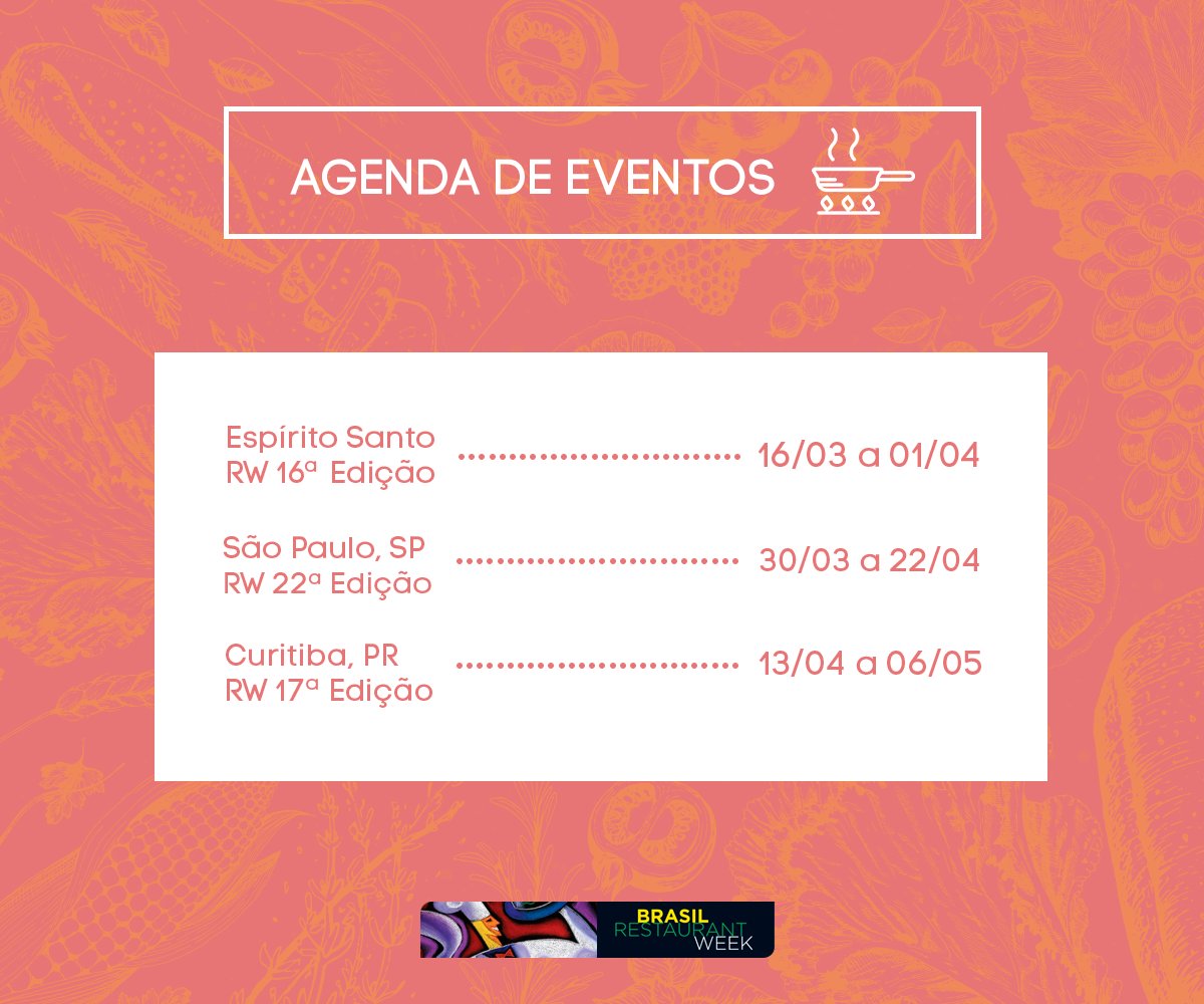 Fique por dentro da agenda dos nossos próximos eventos!! :)