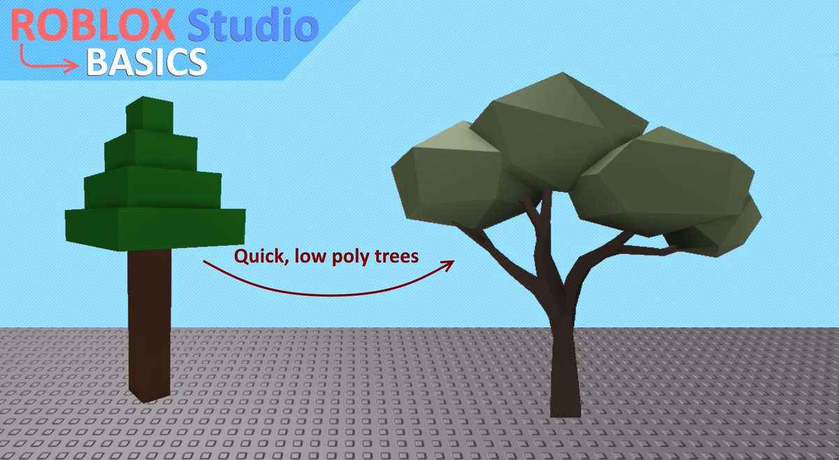 Tom Durrant On Twitter Creating A Basic Tree In Blender Roblox - create roblox terrain using blender for your roblox game