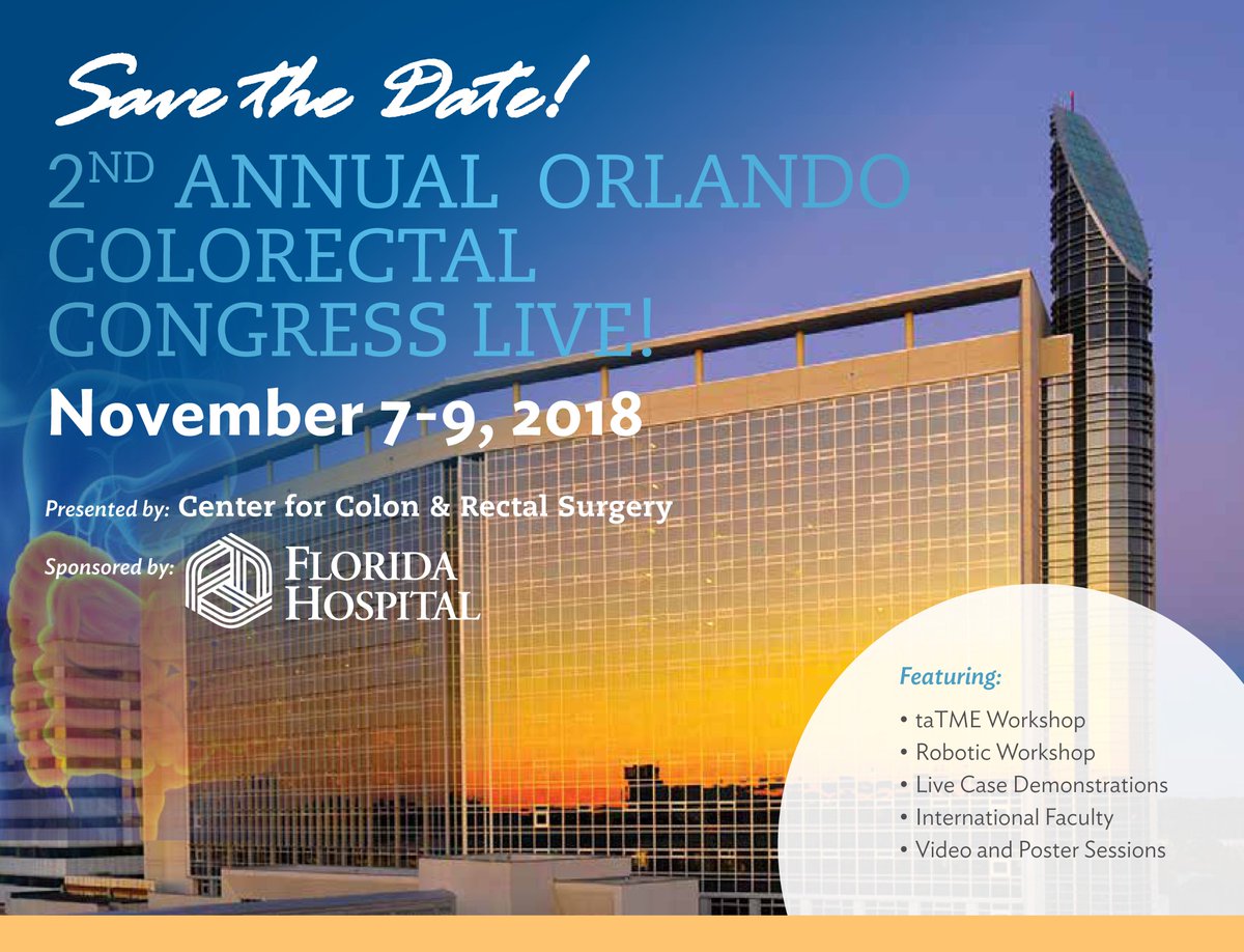 CCRS (@fhccrs) on Twitter photo Register today for OCC LIVE! 2018 Early-Bird Registration Now Open! <a href="/DCRjournal/">DCRjournal</a> @fascrs_updates <a href="/SAGES_Updates/">SAGES is in Tampa in 2026!</a> <a href="/AmCollSurgeons/">American College of Surgeons</a> <a href="/AmericanCancer/">American Cancer Society</a> <a href="/colo_surgeon/">Colorectal Surgeon</a> <a href="/taTME_education/">TaTME Education</a> @OSTRiCh_RC @FloridaHospital Register today for OCC LIVE! 2018 Early-Bird Registration Now Open! <a href="/DCRjournal/">DCRjournal</a> @fascrs_updates <a href="/SAGES_Updates/">SAGES is in Tampa in 2026!</a> <a href="/AmCollSurgeons/">American College of Surgeons</a> <a href="/AmericanCancer/">American Cancer Society</a> <a href="/colo_surgeon/">Colorectal Surgeon</a> <a href="/taTME_education/">TaTME Education</a> @OSTRiCh_RC @FloridaHospital