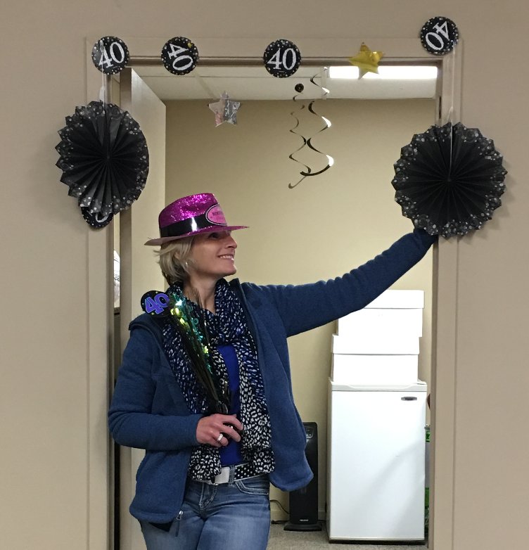 Please join me in celebrating someone’s big day, yesterday....... it was JULIE'S 21ST BIRTHDAY(or 40th)!!! 👏 😁 
Julie is THE backbone here at American Fence!! She makes sure the whole family is fed, keeps everyone safe, and makes sure the business runs smoothly!!