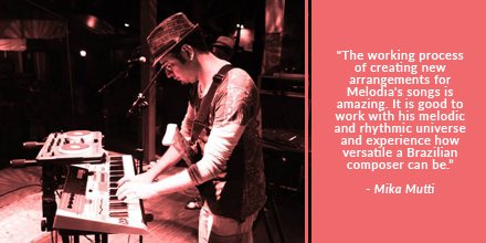 veraheartbeat's tweet photo. #MikaMutti, our 3/22 Music director for the #LATributetoLuizMelodia at @bluewhalemusic talks about how humbling and inspiring it is to work on Melodia’s music.  The acoustic concert includes @RenatoPiau @johnleftwich #ArtyonManukyan &amp; #MikeShapiro https://t.co/5GrE6wDtri