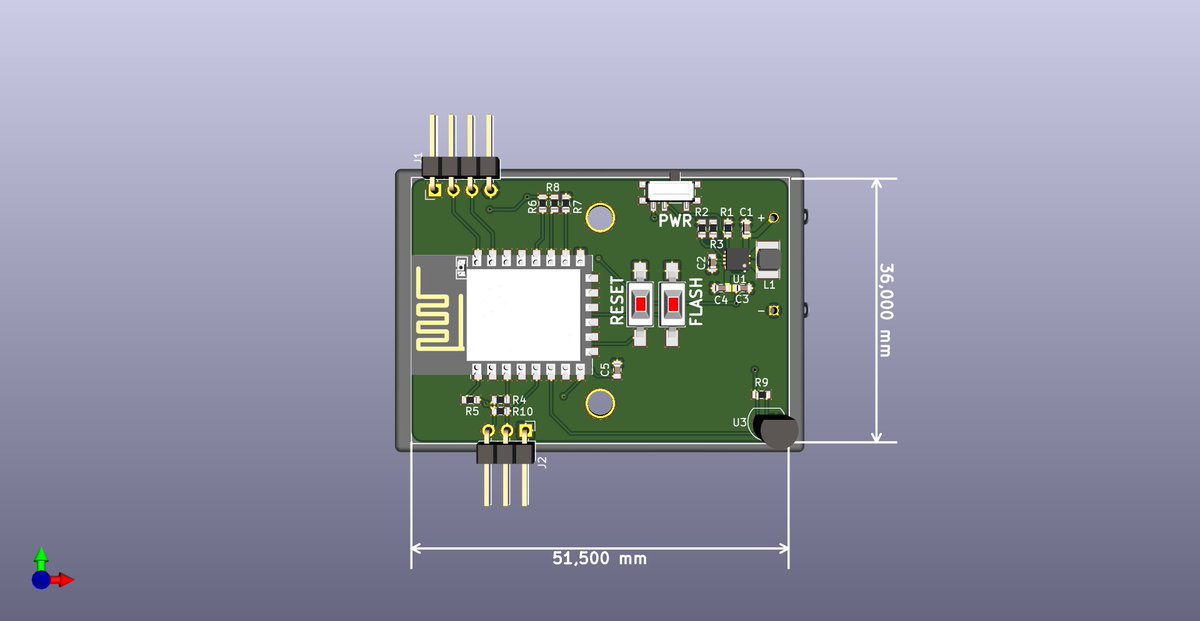EnJens's tweet image. New quick-and-dirty project!
ESP8266 battery-driven low-power temperature sensor (DS18B20).
PCB rests on 3xAA holder with TI TPS63031 Buck-boost for full battery capacity @xil_hackerspace  #esp8266 #electronics #hackthursday
