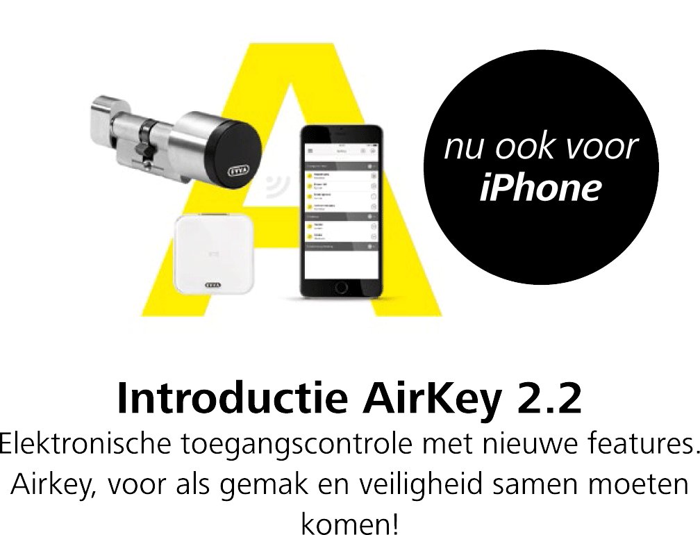 Toegangsbeheer wordt nog makkelijker! Bekijk de nieuwste innovaties tijdens de EVVA Experience op 27 maart in Hengelo. Meld u nu aan op experience@evva.nl en maak tevens kans op een iPhone.