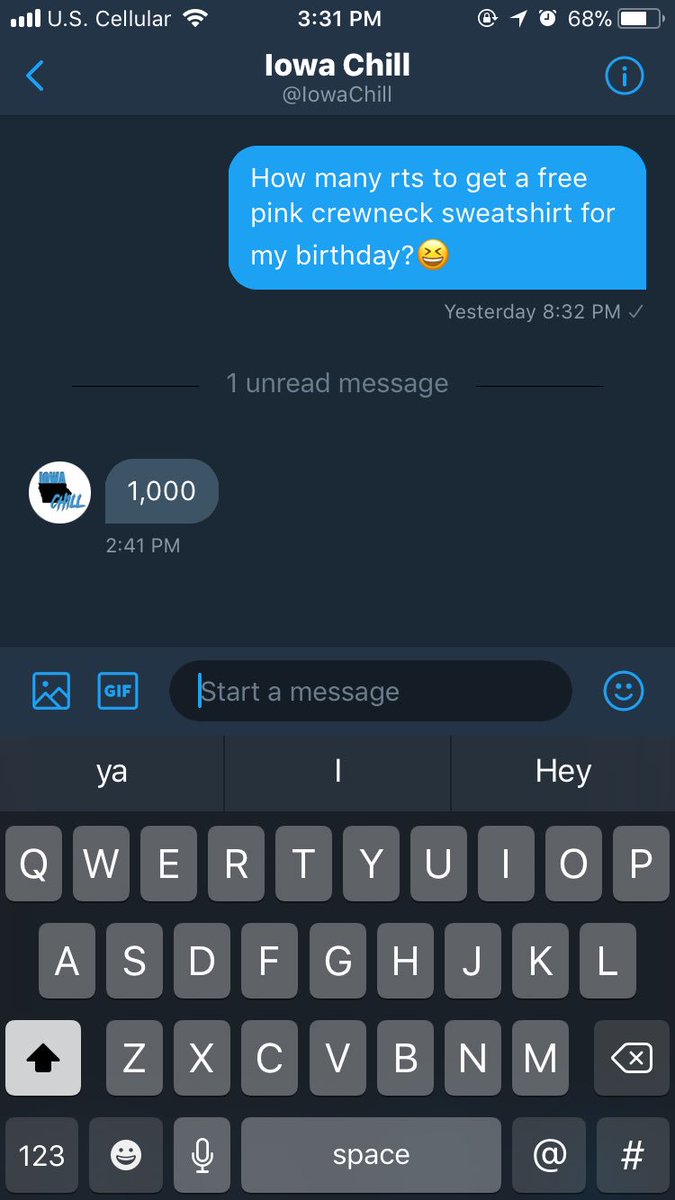 paytonries's tweet image. This would be a great birthday present. Twitter do your thing! And don’t forget to follow @IowaChill  if you haven’t already 😆