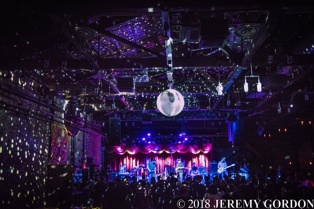 Polyvamp's tweet photo. Such an awesome time at @brooklynbowl last night! Huge thanks to @KarinaRykman and @fruitionpdx for making it an amazing evening of music! Hope you all enjoyed our lyrical debut as well. We will see you guys soon!!! Thanks for the great pic @JeremySGordon https://t.co/L2NDK7a367