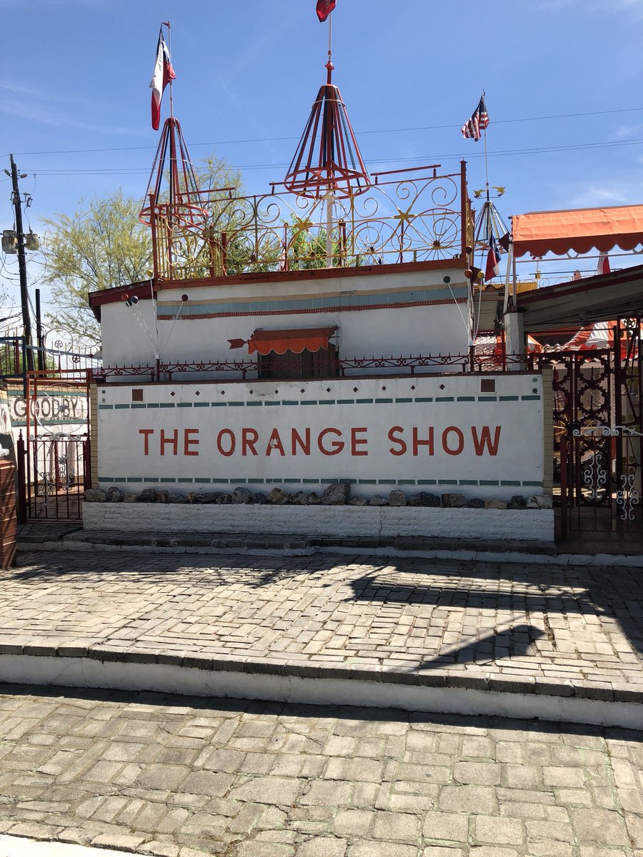 Great visit to the Orange Show with <a href="/SaintArnold/">Saint Arnold Brewing Company</a> this afternoon! Stay tuned for a really exciting announcement coming soon! #iloveoranges