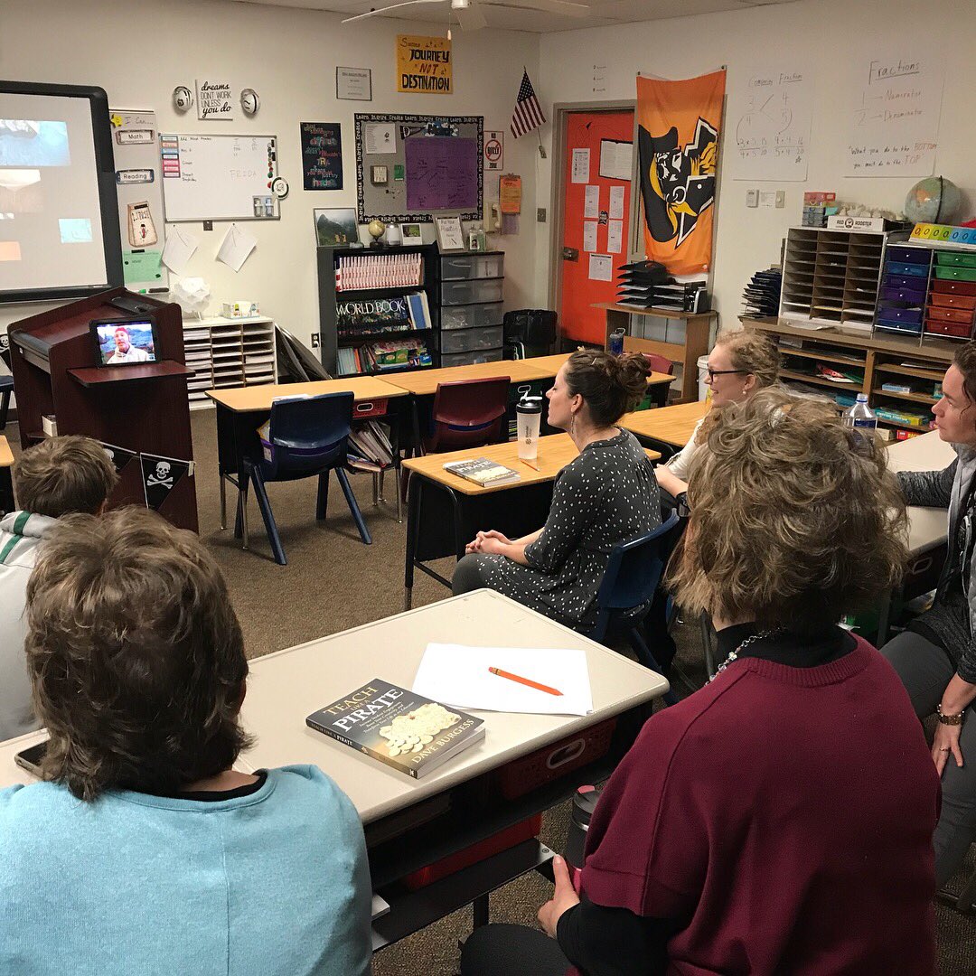 MrOlsonteach's tweet image. Our Wednesday morning meeting consisted of talking to @burgessdave about his book #TLAP ! Thank you for taking time to talk with us this morning! #teacherslearntoo #funPD