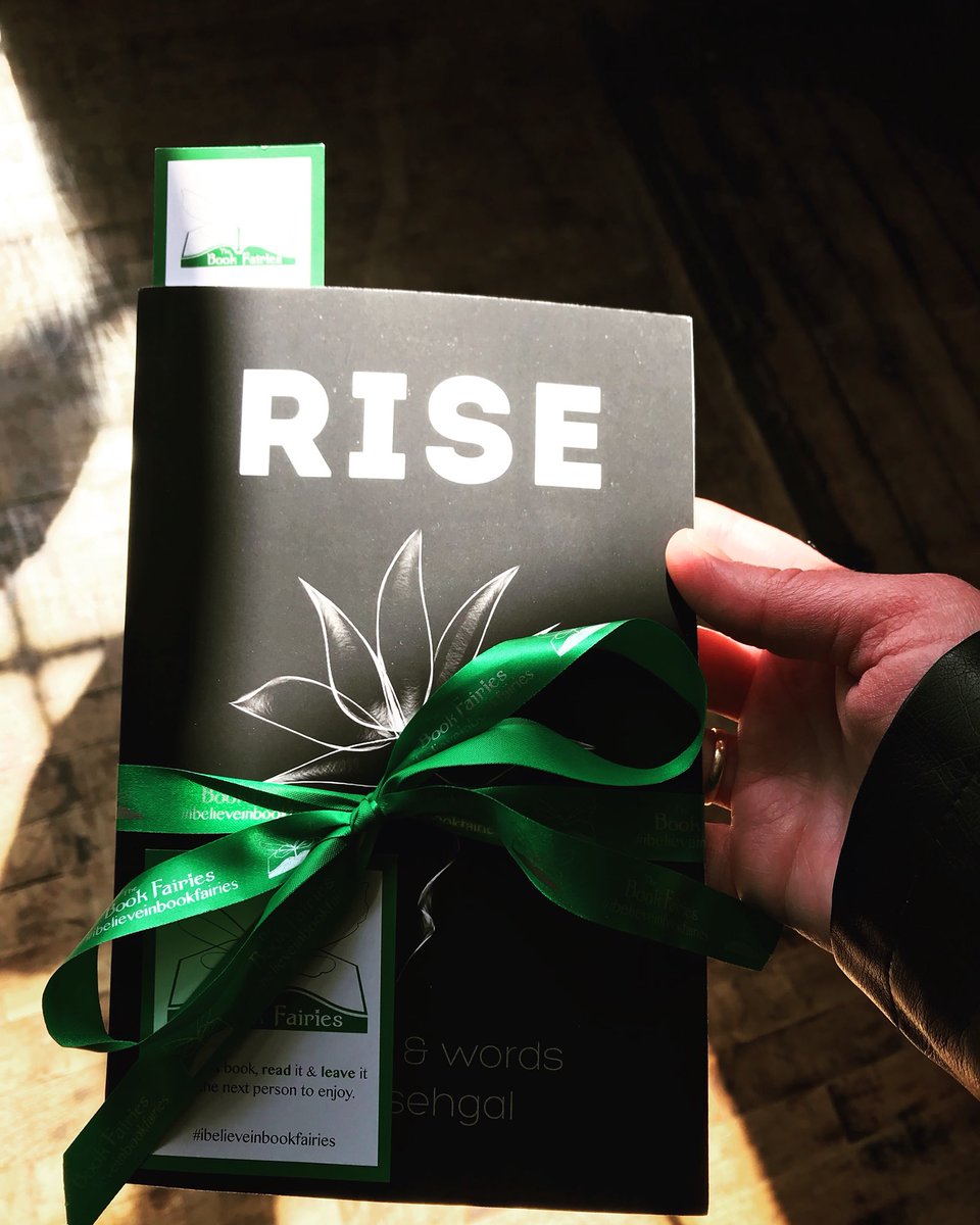 This copy of Neal Sehgal’s Rise is to be found somewhere in The Flying Monkey Arts Center! Take in beautiful art as you search for this book, each of which has a special message signed by the author! 

#bookfairypoetry #worldpoetryday