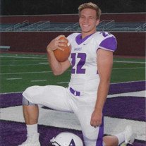 Photo of Andrew Dorogi '18 in his Amherst football uniform.