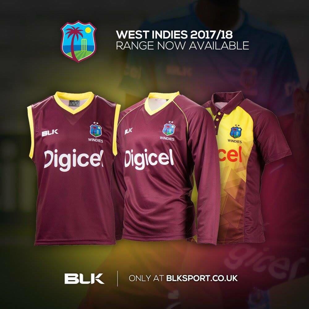 west indies cricket jersey 2018