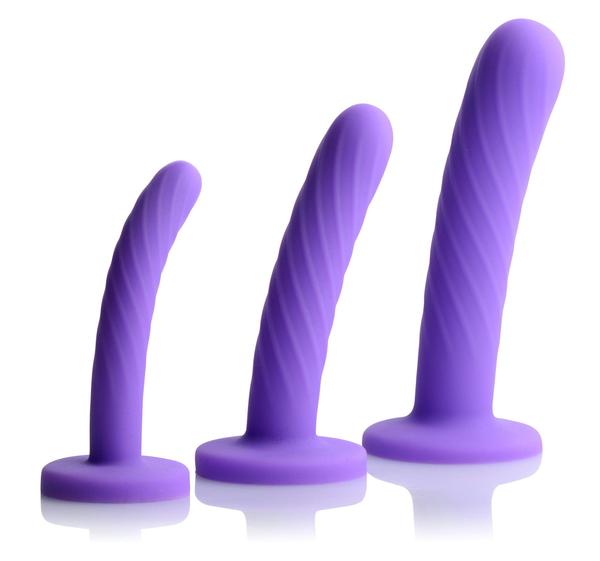 DiddleWorld_Com's tweet photo. This set of 3 silky, smooth dildos is perfect for getting you accustomed to vaginal or anal penetration. 
https://t.co/3FCqW7S3Kh

#sextoy #dildo #analtoy #Vagintoy #bestprice #adulttoy #vagina #girltoy #fucktoy #bestproduct #wanking #lonely #horny #Juicy https://t.co/7L0cee0Cli
