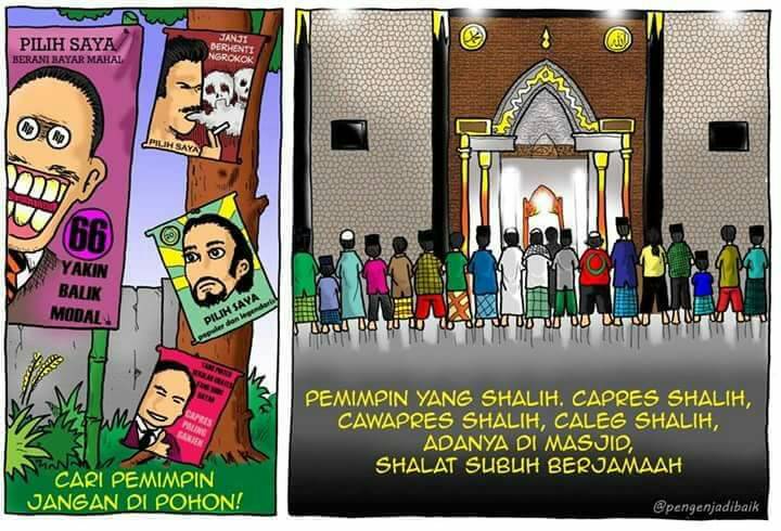 Mencari pemimpin jangan di pohon, tapi di ....👍😂