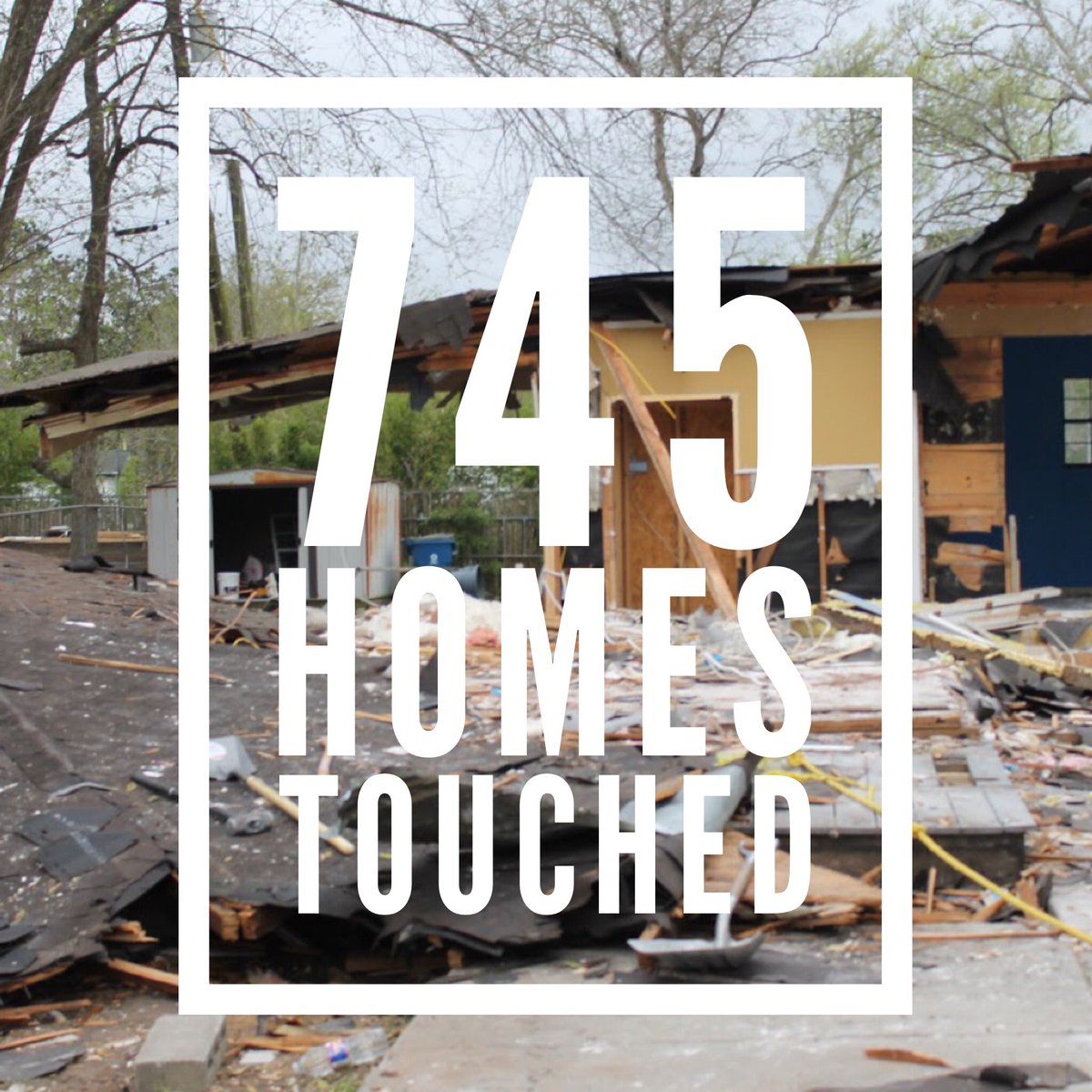 God is good! 4,692 volunteers have been the hands and feet of Jesus! #8DOH