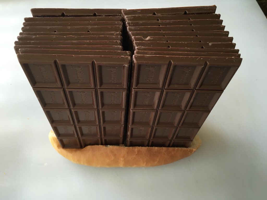 パンに板チョコを挟んだロイズの商品 グテ の見た目が衝撃的 板チョコのおまけにパンがついてるやつ Togetter