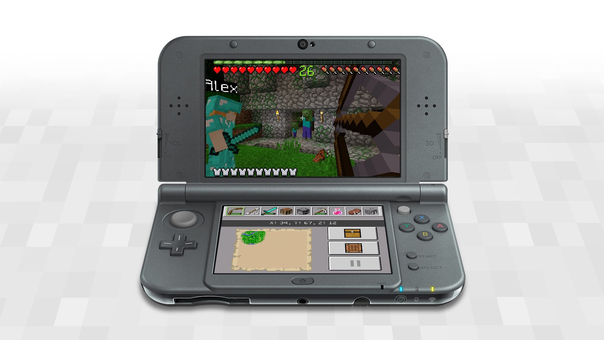 Minecraft on Twitter: "Hey Minecraft: New Nintendo 3DS player! Share your passion for block-building awesomeness with friend! your game and play together like massive winners! Local multiplayer is go!